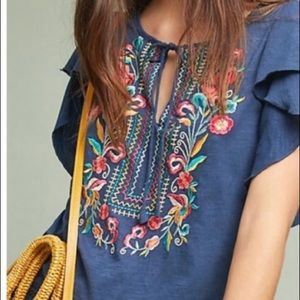 RANNA GILL size Xsmall Short Sleeve Top